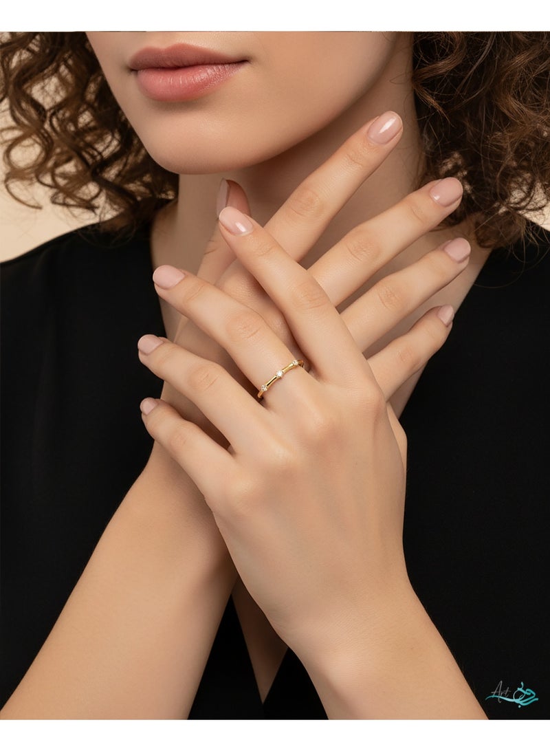 Ruby Art Gold 18K Pure Gold Women’s Ring ,Premium Finish & Elegant Style , 0.85 Gram - Image 2